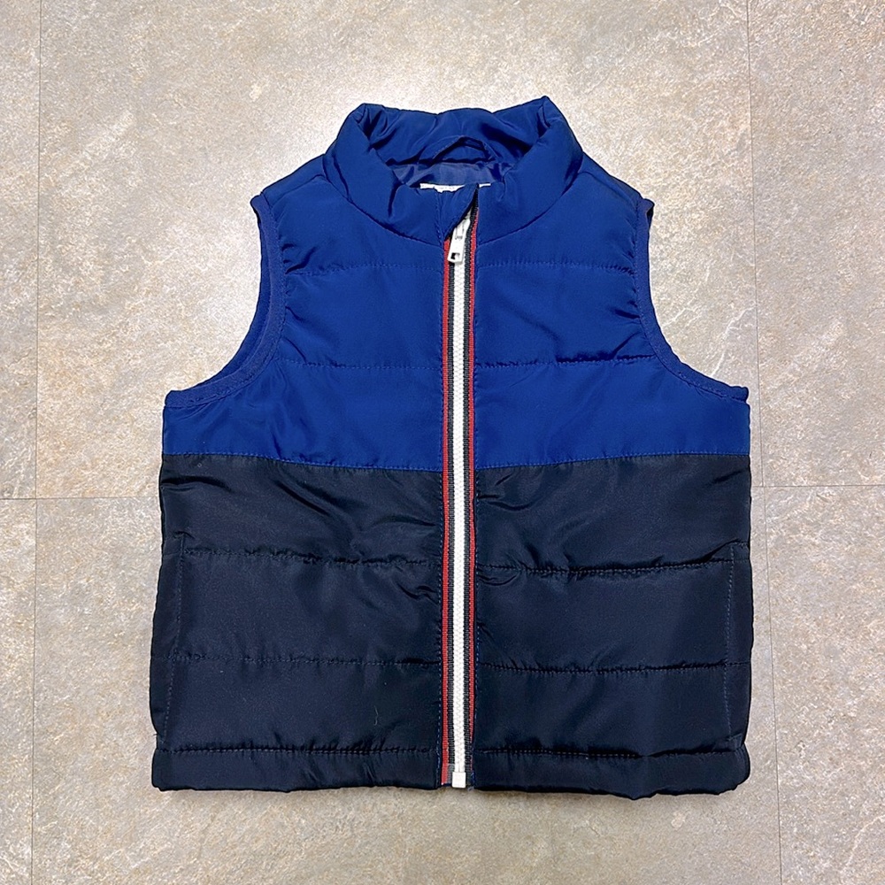 Janie and Jack Blue Puffer Vest- 18mo
